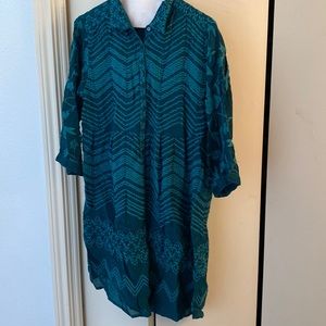 COPY - Johnny was emerald green dress - size small